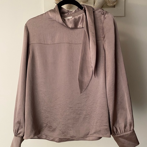 ARITZIA WILFRED Trapeze Blouse in Pine Bark - Picture 5 of 15